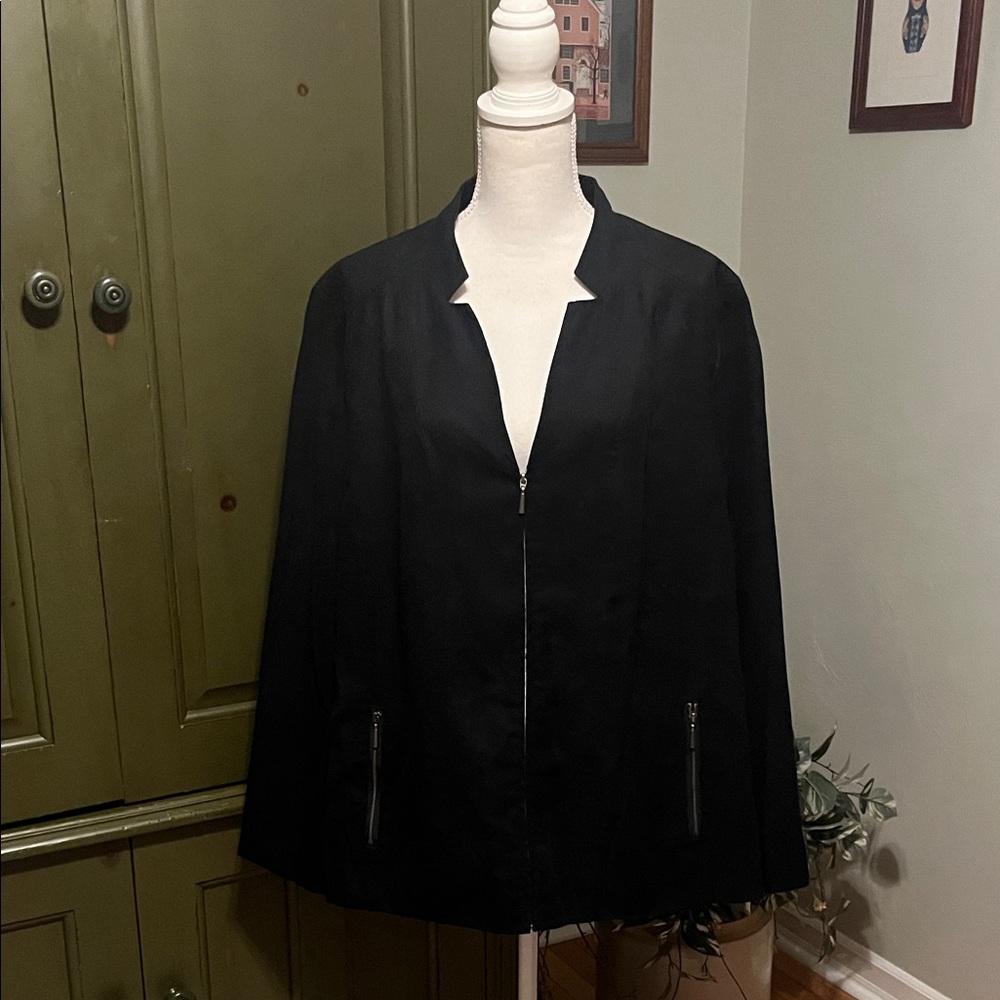 Studio Works Zip Front Jacket, 22W